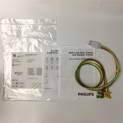 989803145101 病患監視器配件 philip ECG 導程組 3 導程組抓取器 IEC ICU 1M M1672A